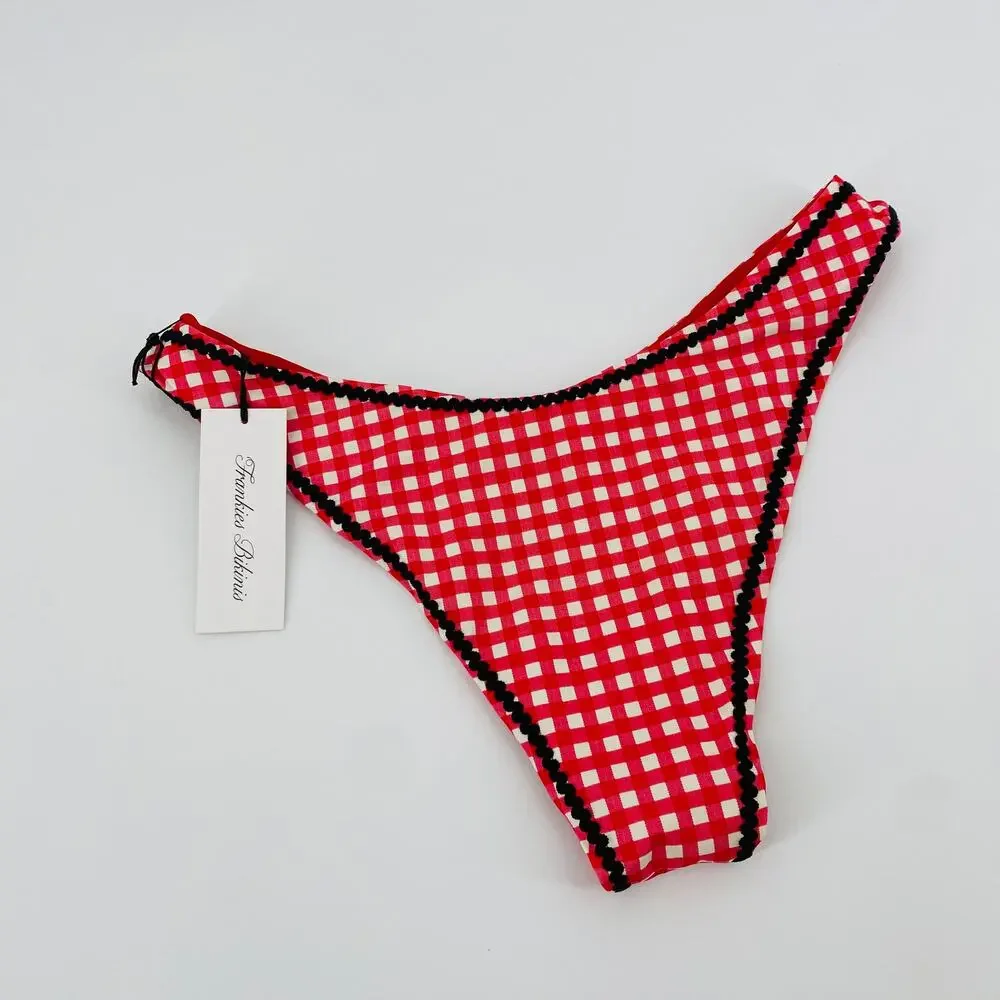 Frankies Bikinis dove bottom cherry picnic